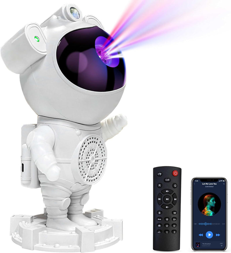 Astronauta Proyector Rgb Led Luces Galax